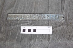 Air Raid Warden Sign
