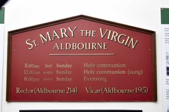 Band of Brother's Film Prop: Aldbourne Church sign